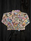 Chaquetas Con Diseño Con Cuello sin Felpa — vista 1