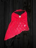 Blusa top transparente flores — vista 1