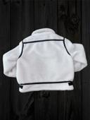 Chaqueta Sherpa Blanca con Detalles Negros MENZON — vista 2