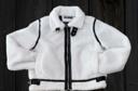 Chaqueta Sherpa Blanca con Detalles Negros MENZON — vista 3